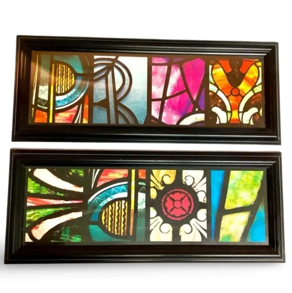 Set of 2 Matching Wall Art Pieces by Renewing Faith